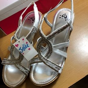 Girls size 9 wedge sandals
